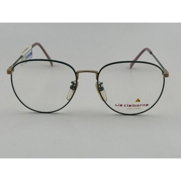 VINTAGE - Liz Claiborne LC-59 Jade Colored 54-16-140 Glasses Frames - Picture 2 of 6